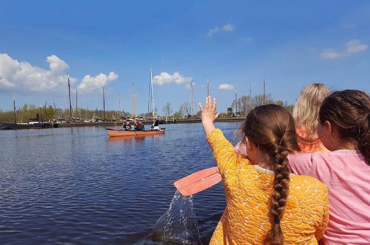 Chalet Op Camping Lauwersoog Met 3 Slaapkamers En Vaatwasser - Joycasa Exterior photo